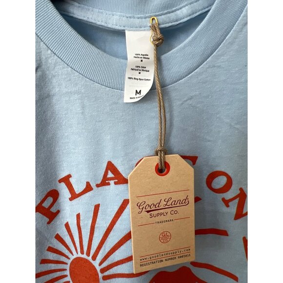 Good Land Supply Co Vail Colorado Graphic TShirt Mens Medium Blue Cotton Tee NEW - Picture 3 of 9